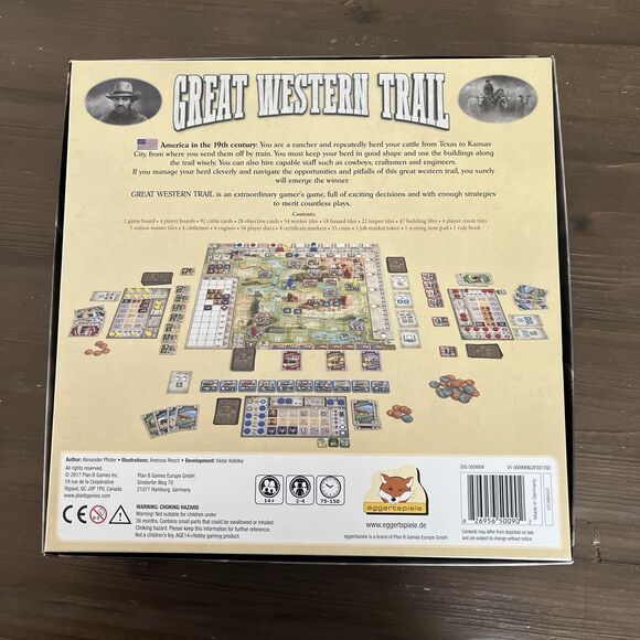 Great Western Trail Board Game First Edition 2017 Eggertspiele 826956500902 - Picture 2 of 5